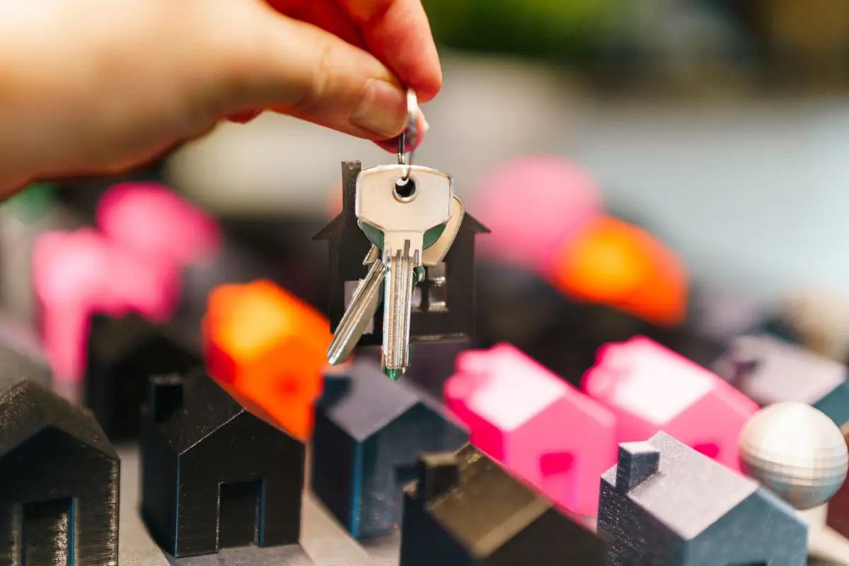 House keys being handed over